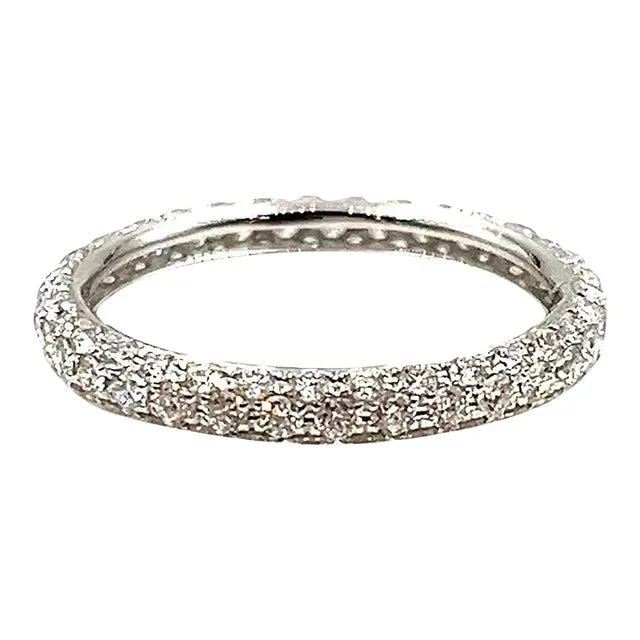 1.29 Ct Diamond Eternity Ring Size 6