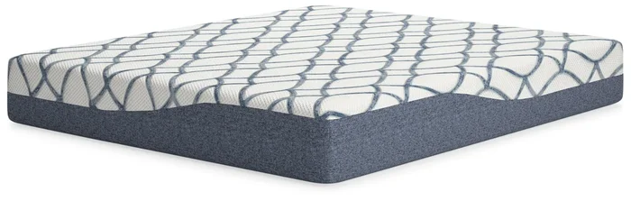 12 Inch Chime Elite 2.0 – California King Mattress – White / Blue