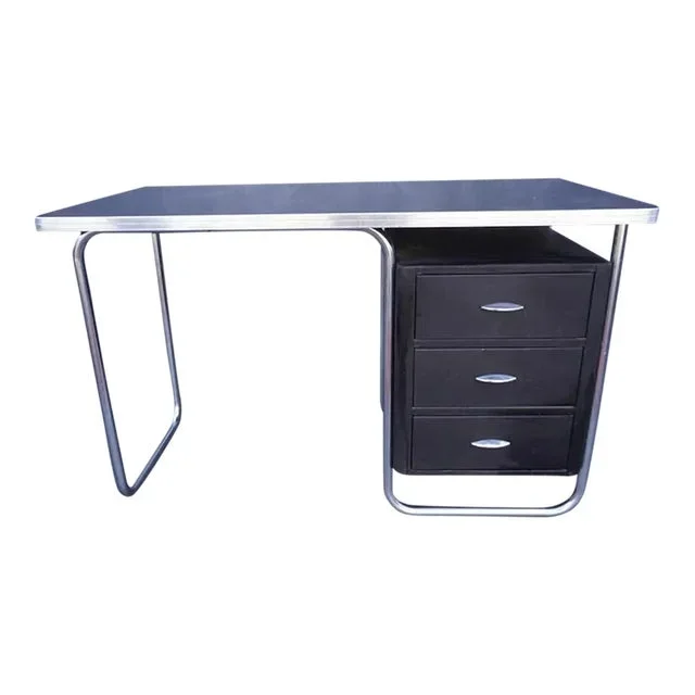 1930s Walter Dorwin Teague for Texaco Streamline Moderne Art Deco Desk