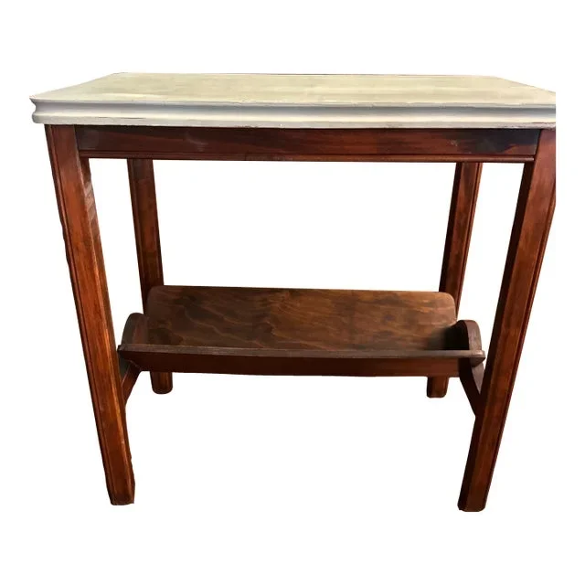 1940s Vintage Magazine Rack/Side Table