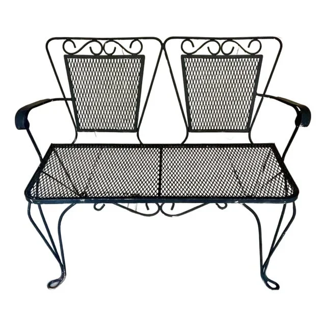 1950’s Woodard Bench, Salterini Collection, Attributed