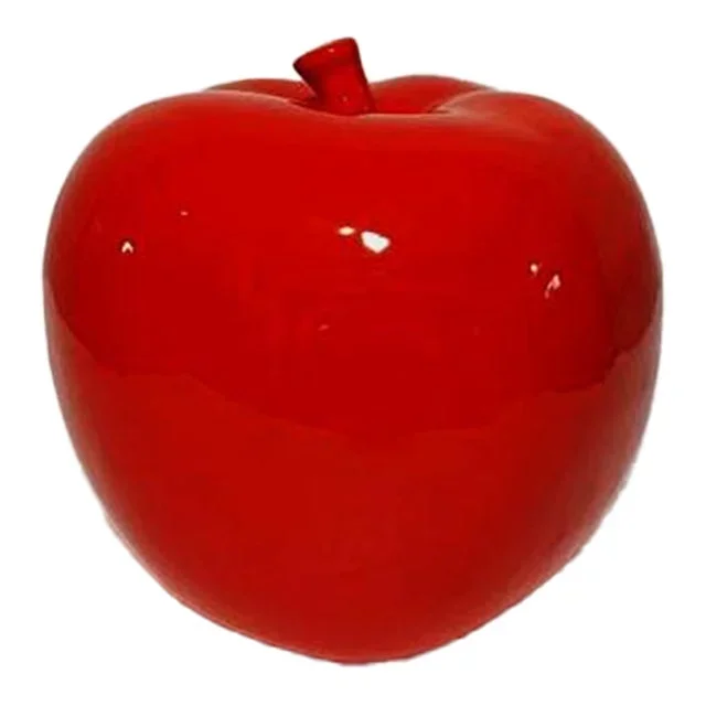 1950s Decorative Ceramic Red Apple