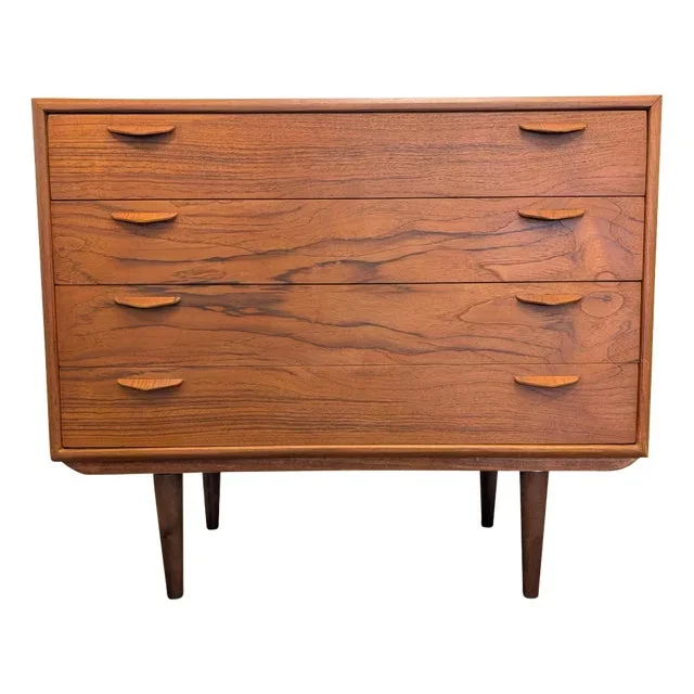 1950s Low Boy Teak Dresser
