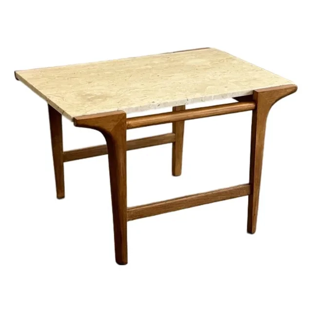 1960s Single Sculptural Side Table With Terrazzo
