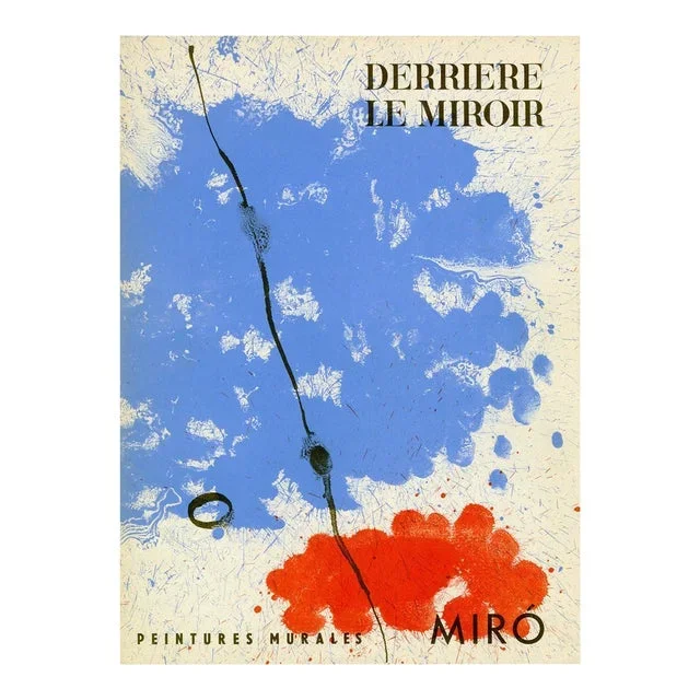 1961 Joan Miro Original Lithograph DM01128d Derriere Le Miroir