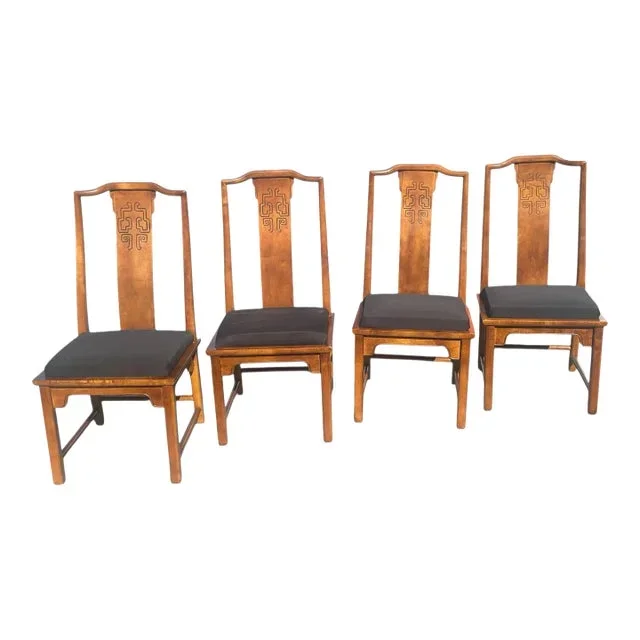1970’s Asian Dining Chair by Century Furniture – Set of 4