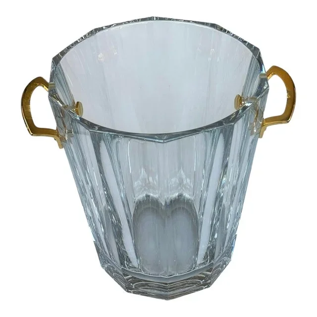 1970s Baccarat French Crystal Maxim Champagne Ice Bucket