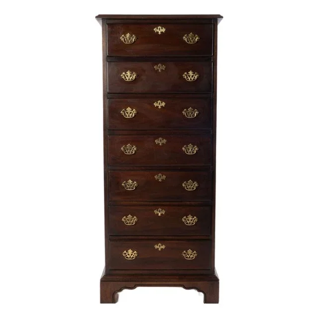 1970s Drexel Bicentennial Mahogany Seven Drawer Lingerie Chest