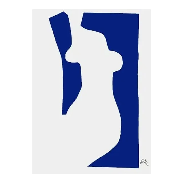 1984 Henri Matisse Lithograph Venus Blue Nude