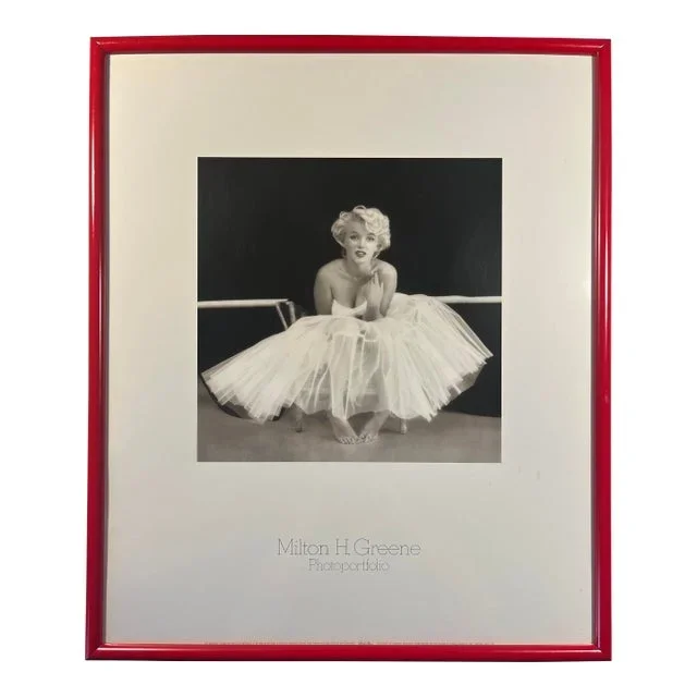 1986 Marilyn Monroe Ballerina Milton H. Greene Photoportfolio Framed Poster