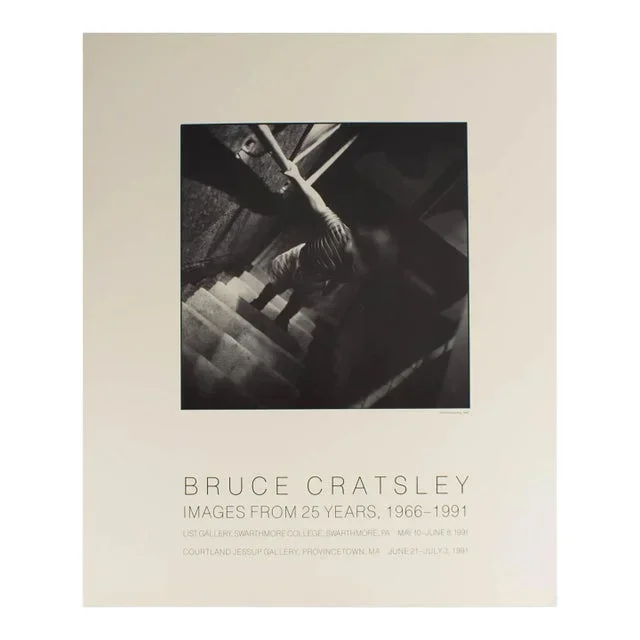 1991 “Images From 25 Years, 1966-1991” Bruce Cratsley Exhibition Poster