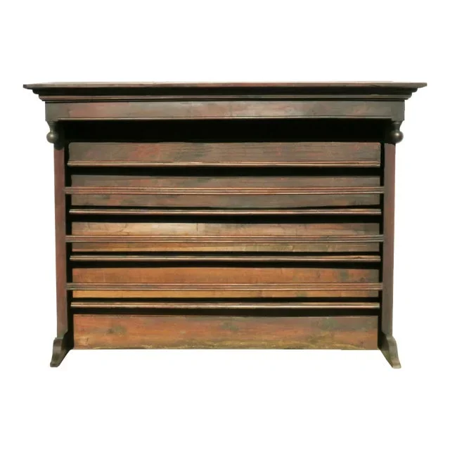 19thC Antique English or French Plate Rack