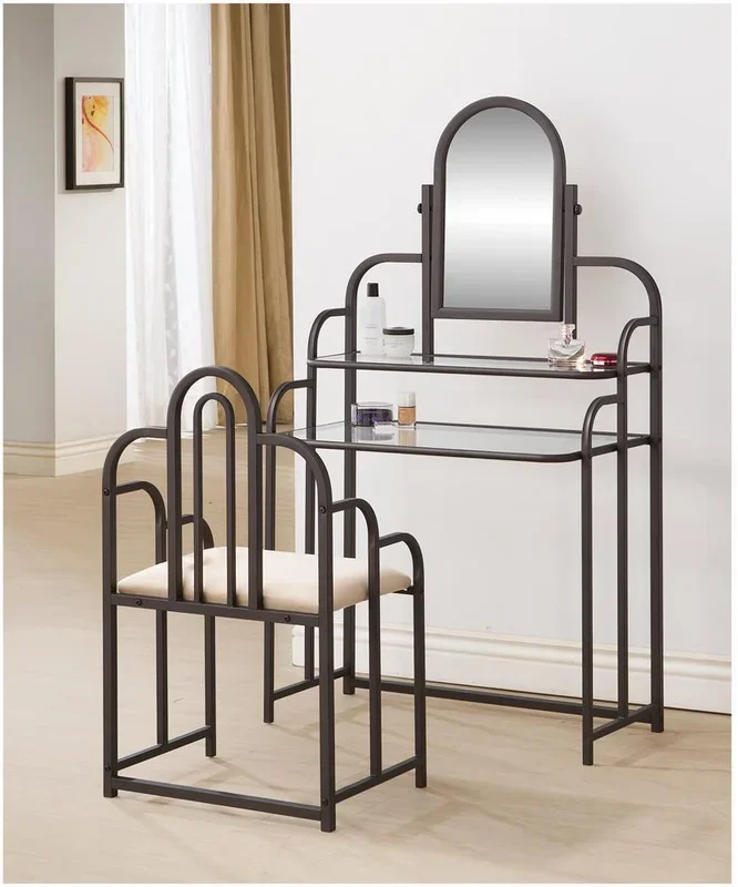 2-piece Vanity Set – Black