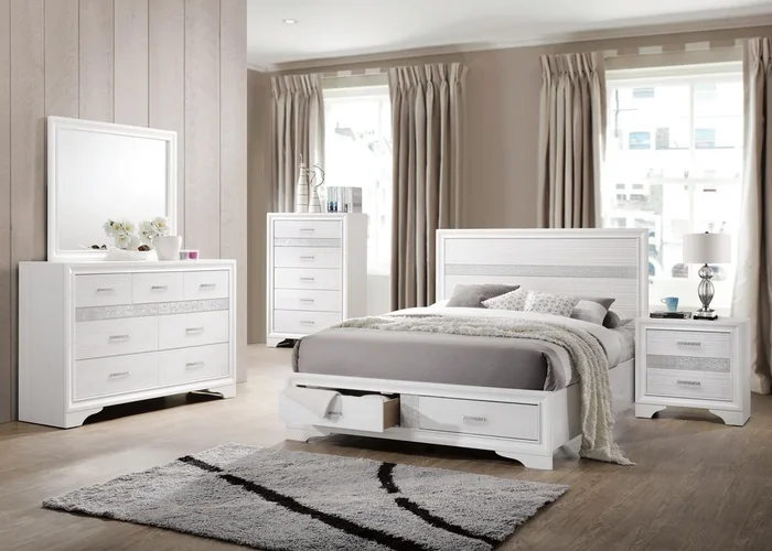 205111KW S5 CA KING 5PC SET (KW.BED,NS,DR,MR,CH)