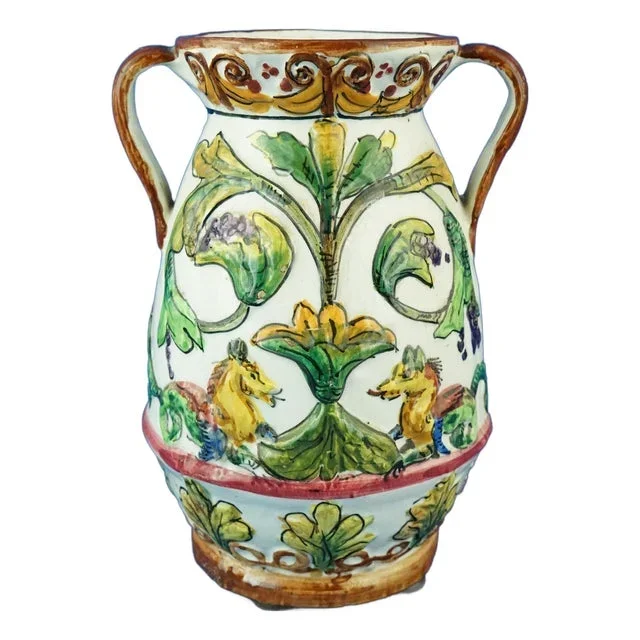 20th Century Ceramic Vase by the Civita Castellana Factory, Italy, 1920s
