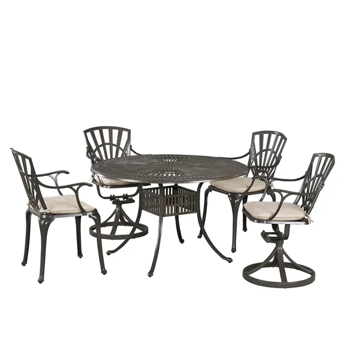 6661-3258C Grenada 5 Piece Outdoor Dining Set by homestyles