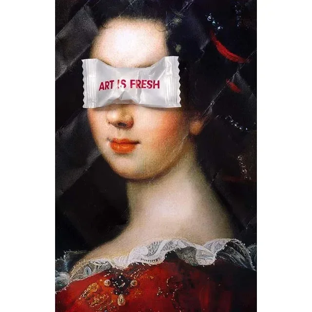 “Art Is Fresh” Contemporary Dada Style Limited Edition Photograph by Zeren Badar