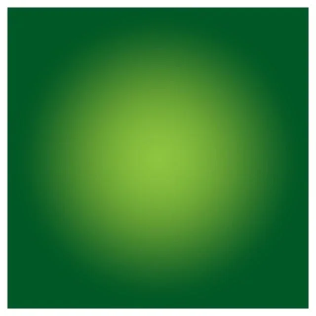 “Green Halo” Framed Facemount Acrylic Artwork by Alejandro Franseschini with Gold Frame