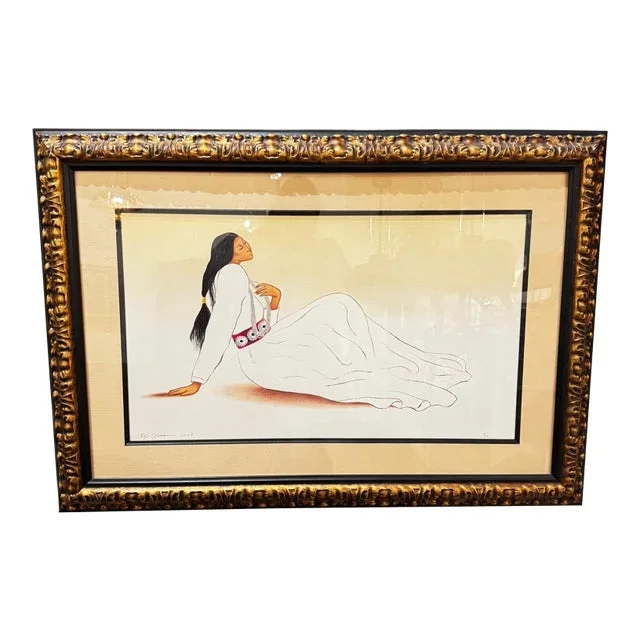 “Marta” Framed Artwork by r.c. Gorman