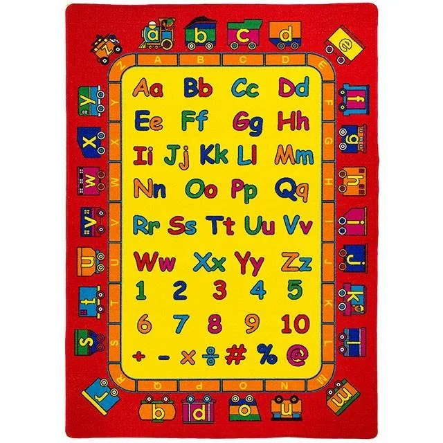 ABBEY Red 5′ X 8′ Area Rug