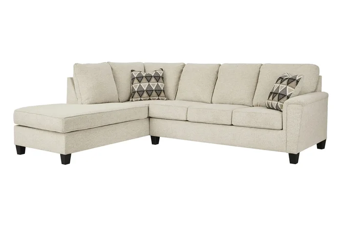 Abinger Sofa Tux Chaise Sectional in Natural, Left Facing