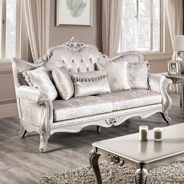 Acapulco White & Espresso Sofa
