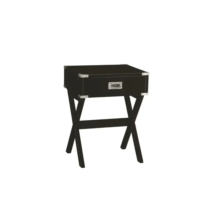 ACME Babs Black End Table Model 82822