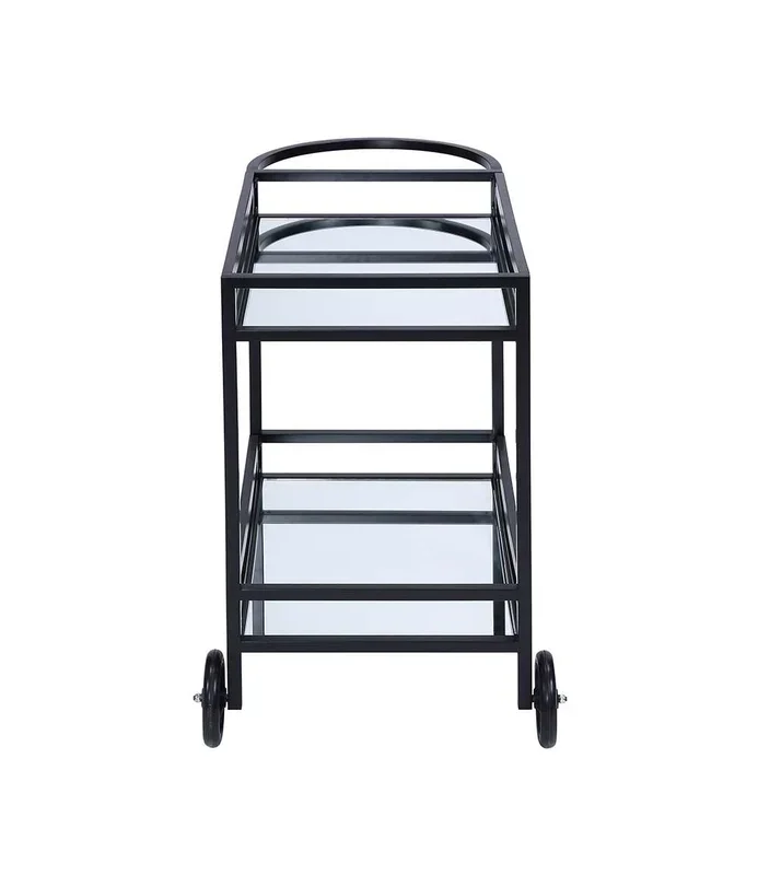 ACME Colson Black Finish Serving Cart Model AC01082