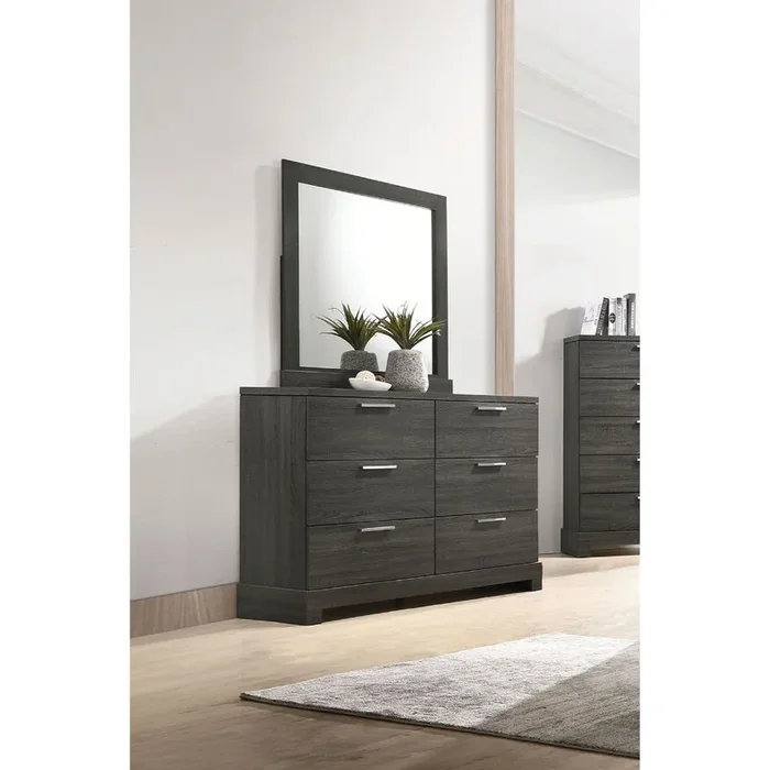 ACME Lantha Gray Oak Nightstand Model 22033