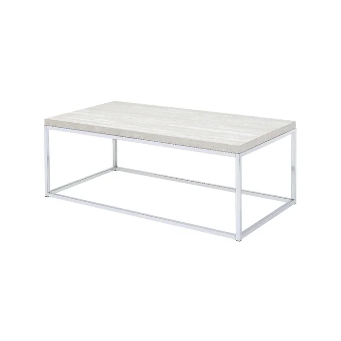 ACME Snyder Chrome Coffee Table Model 84625