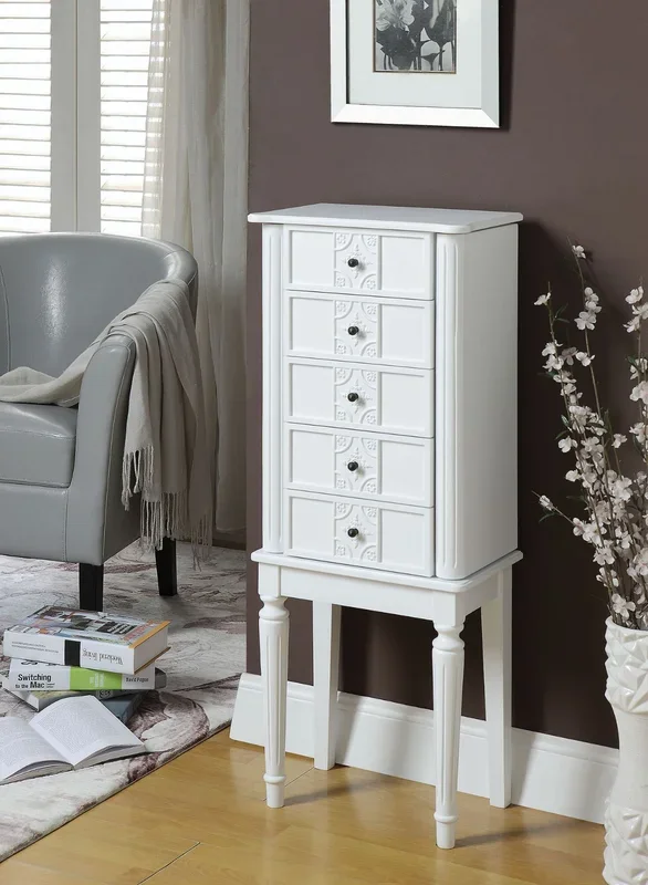 ACME Tammy White Jewelry Armoire Model 97167