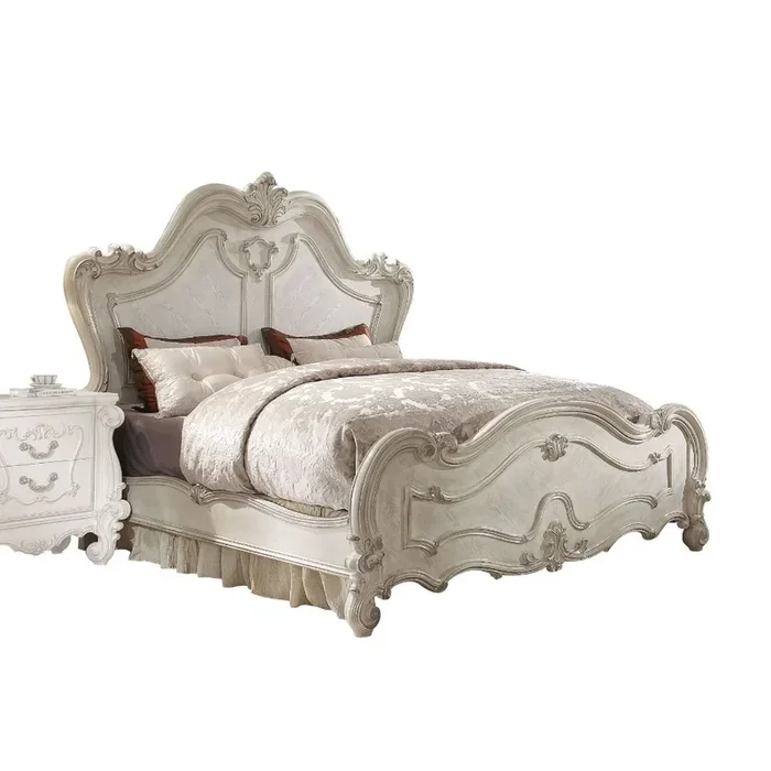 ACME Versailles Bone White Bed Model 21760