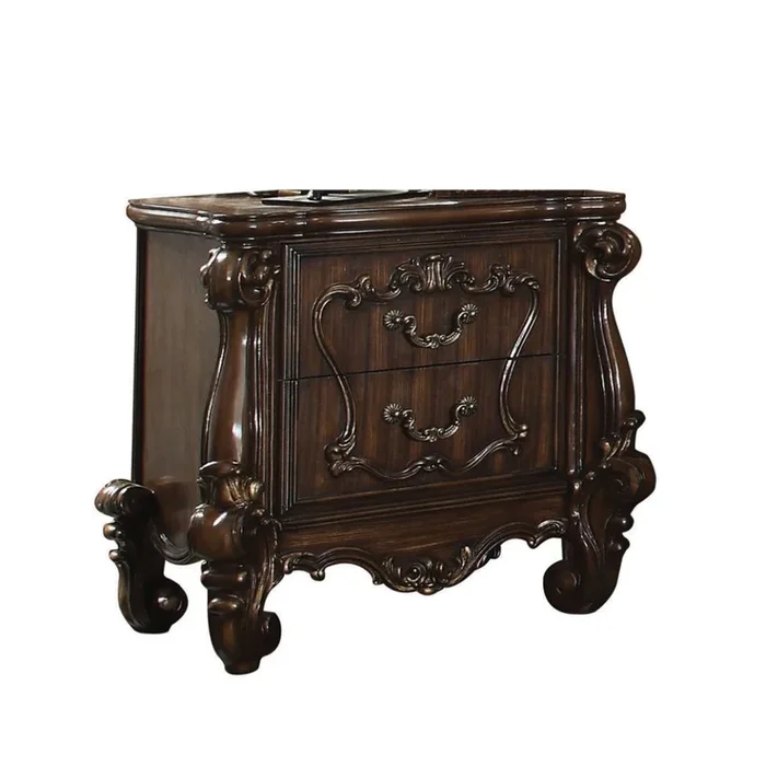 ACME Versailles Cherry Oak Nightstand Model 21103