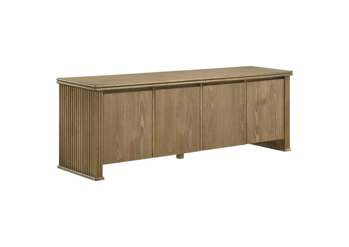 Adina 70-inch TV Stand Media Console Distressed Light Brown