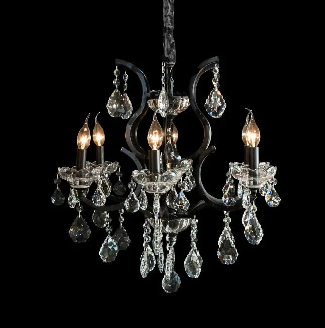AICO Furniture Lighting Beauport 6 Light Chandelier