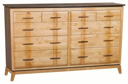 Alder & Walnut Wood Addison 70