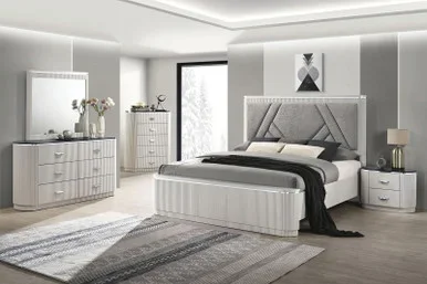 ALDGATE 5 Pc. Queen Bedroom Set w/ 2NS / FM7244GY-Q-5PC-2NS