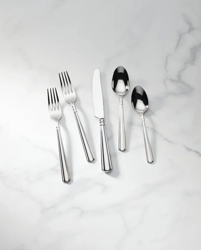 Amber Hill Flatware 65 Piece Set