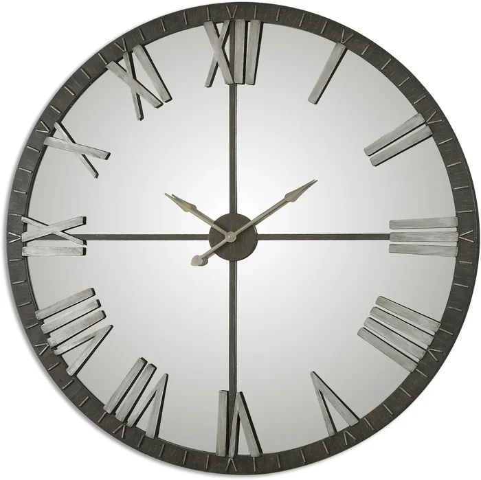 Amelie Wall Clock 06419 by Uttermost at Old Brick Furniture & Mattress Co.