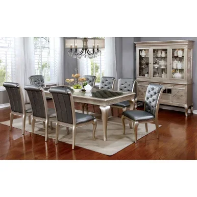 AMINA 7 Pc. Dining Table Set / CM3219T-7PC