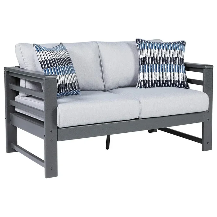 Amora – Charcoal Gray – Loveseat W/cushion