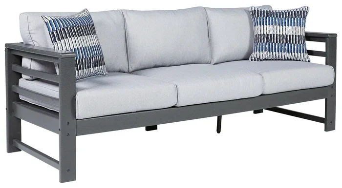 Amora – Charcoal Gray – Sofa With Cushion