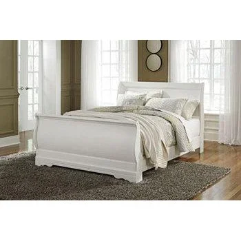 Anarasia – White – Queen Sleigh Footboard