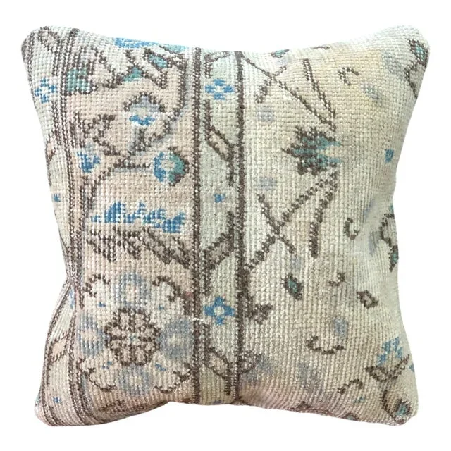 Anatolian Floral Oushak Cushion cover, 1960s