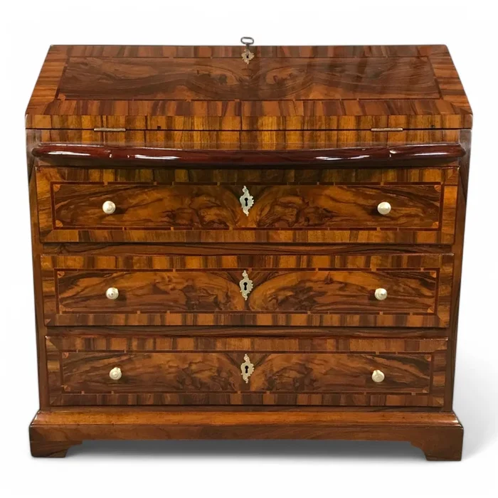 Antique Baroque Secretary Desk, Germany 1750