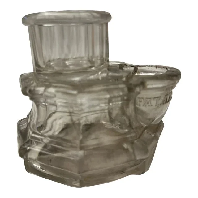 Antique Blown Glass Ink Well