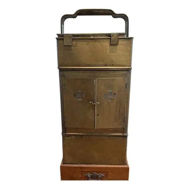 Antique Chinese Brass Noodle Cart
