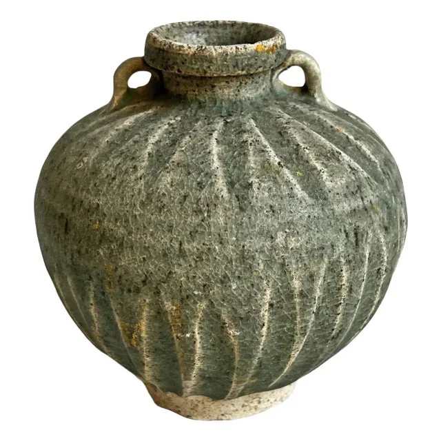 Antique Earthware Small Ocean Pottery