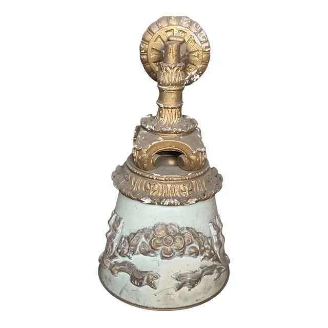 Antique French Ornate Steber Light Plaster Wood Wall Sconce
