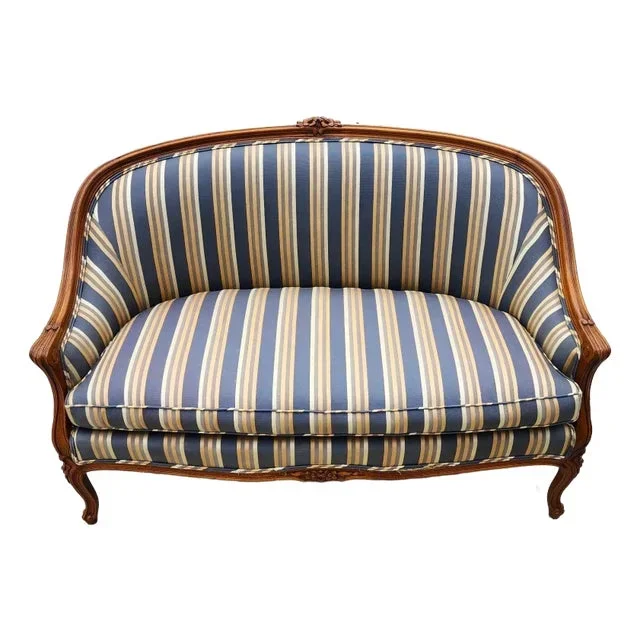 Antique French Walnut Settee